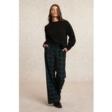 River Woods Pull col rond dos fendu Noir Taille : M