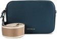 COCCINELLE Leren schoudertas Tebe Crossover Bag Deep Blue blauw