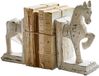LOBERON Boekensteun set van 2 Horses crème
