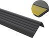 trapprofielen Quest PVC Antislip Trapprofiel Zelfklevend Zwart 41x25 mm x 110 cm (Set van 15)