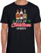Bellatio Decorations Foute drank humor Kerst t-shirt - heren - zwart M
