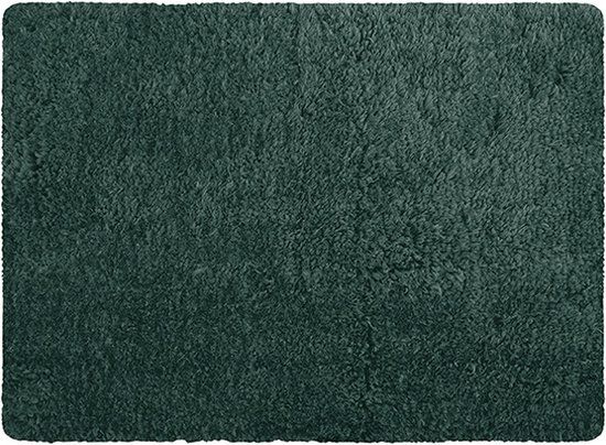 MSV Badmat - donkergroen - 50 x 70 cm - Microfiber