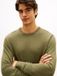 Tommy Hilfiger Pull en maille pour homme Vert Coton/Cachemire Taille S