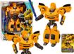 LEAN TOYS Voiture-robot 2en1 Transformation Sportive Jaune