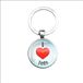 MC Living KadoExpress Sleutelhanger Glas - I Love Judo