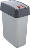 Keeeper 10L Rectangular Waste Bin - Grey
