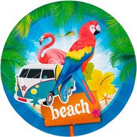 Folat Party Products Miami Zomer Borden 8 stuks