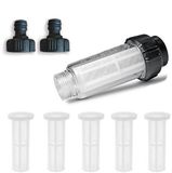 Accessoires pour nettoyeur haute pression sans marque, grand filtre d'alimentation, filtre de lavage de voiture, filetage G3/4, convient à l'admission d'eau de la pompe de lavage de voiture, style 4