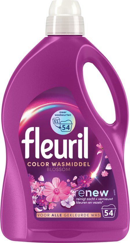 Fleuril Color Blossom Wasmiddel 216 wasbeurten - Voordeelverpakking