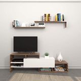 THETA DESIGN by Homemania TV-beugel voor tv, wit/pruim