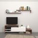 THETA DESIGN by Homemania TV-beugel voor tv, wit/pruim