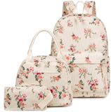 Omgoods - Sac à dos pour fille, comprenant une trousse de déjeuner et une pochette à crayons