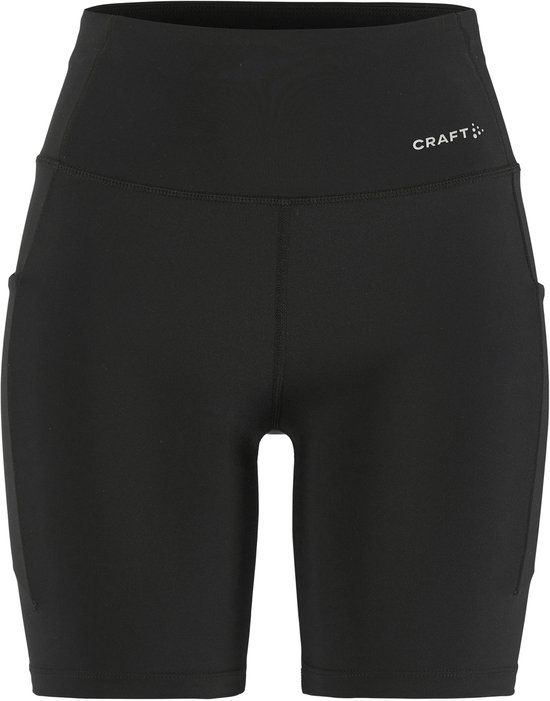 CRAFT ESSENCE SHORT TIGHTS 3 W Dames Sportlegging - Zwart