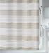 Spirella Douchegordijn Polyester – Anti-Schimmel Douchegordijn met Stijlvol Design – Geschikt voor Elke Badkamer – Beige