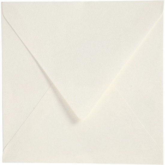 Creativ Company Enveloppen 16x16 cm Off-White 50 stuks