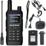 Baofeng UV-17E Radio portable noir avec adaptateur