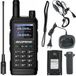 Baofeng UV-17E Radio portable noir avec adaptateur
