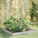 vidaXL Jardinière surélevée 100x100x18,5 cm acier inoxydable