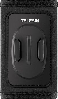 Telesin 360° Roterende Rugzak Bevestiging - Geschikt voor GoPro / DJI OSMO & ActionCam - Zwart