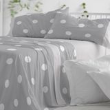Burrito Blanco Beddengoed van katoen, bed 105 cm (+ beschikbare maten), design 627, grijs (105 x 190/200 cm)