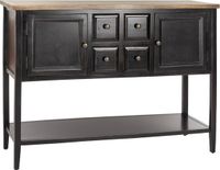 Safavieh Dressoir Charlotte Zwart Hout Klassiek