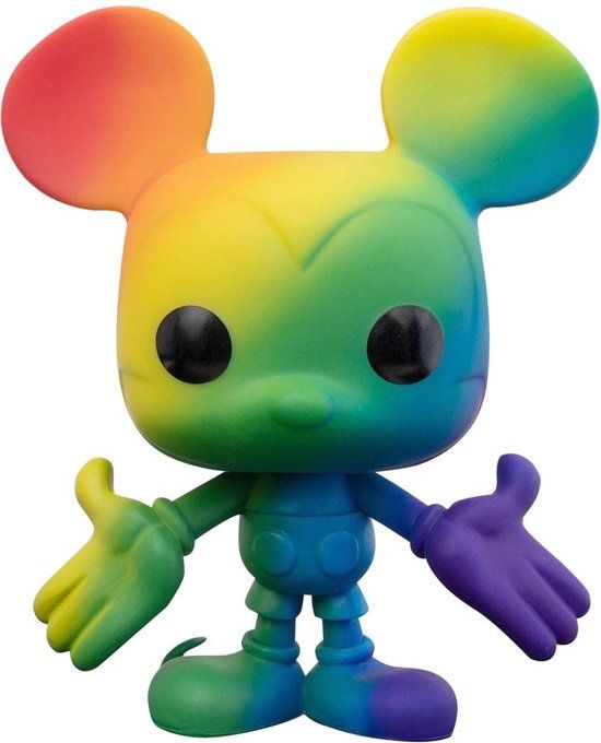 Funko POP! Pride Mickey Mouse - 9 cm - Rainbow