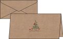 Sigel Kerstkaarten "Kerstmis met appels", A6, 10 kaarten, bruin/groen/rood, Kaf