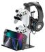 Support de casque support de casque support de casque - Base métallique - Support de manette - Noir
