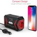 BESTEK Onduleur à onde sinusoïdale pure 12V vers 230V 300W Rouge