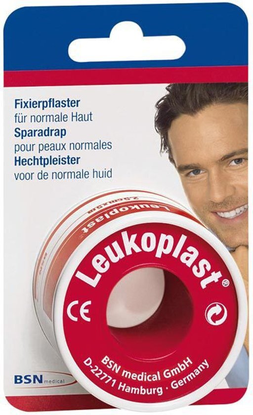 Leukoplast 5m x 2.5cm Eurolock Hangend - Pleisters