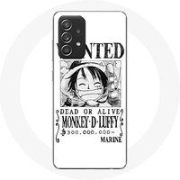 Maniacase Etui voor Samsung Galaxy A52 One Piece Manga Poster Wit