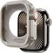 Bandz metalen hoesje geschikt voor Apple Watch 10 - 46mm & Apple Watch 11 - 46mm hoes van hoogwaardig metalen materiaal - Robuuste bescherming (titane kleur)