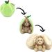 Les Deglingos Les Déglingos Flipetz - 2-in-1 Knuffel - Crocket de Hond / Appel