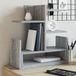 Maison Exclusive - Organiseur de bureau, Sonoma gris, 49x20x52,5 cm, panneau de particules