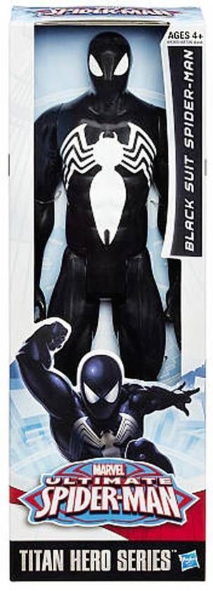 Hasbro Marvel Titan Hero Ultimate Spider-Man Black Suit Spider-Man figuur 28cm