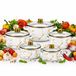 KlönBerg Set de 5 casseroles avec couvercle 16/18/20/22/24 cm émaillée blanche induction KB9107