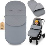Totsy baby ASE Spolka Akcyjna Winter Voetenzak Kinderwagen en Buggy 90x45 cm Grijs