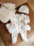 Vertbaudet 6-delig babypakje met kraamkoffer ecru
