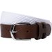 Hackett London Ceinture marron / blanc