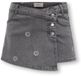 ONLY KOGBLAIR REG PRINTED SKORT DNM PIM EX - Meisjes Skort - Katoen/Polyester/Viscose - Maat 158 - Lichtgrijs Denim
