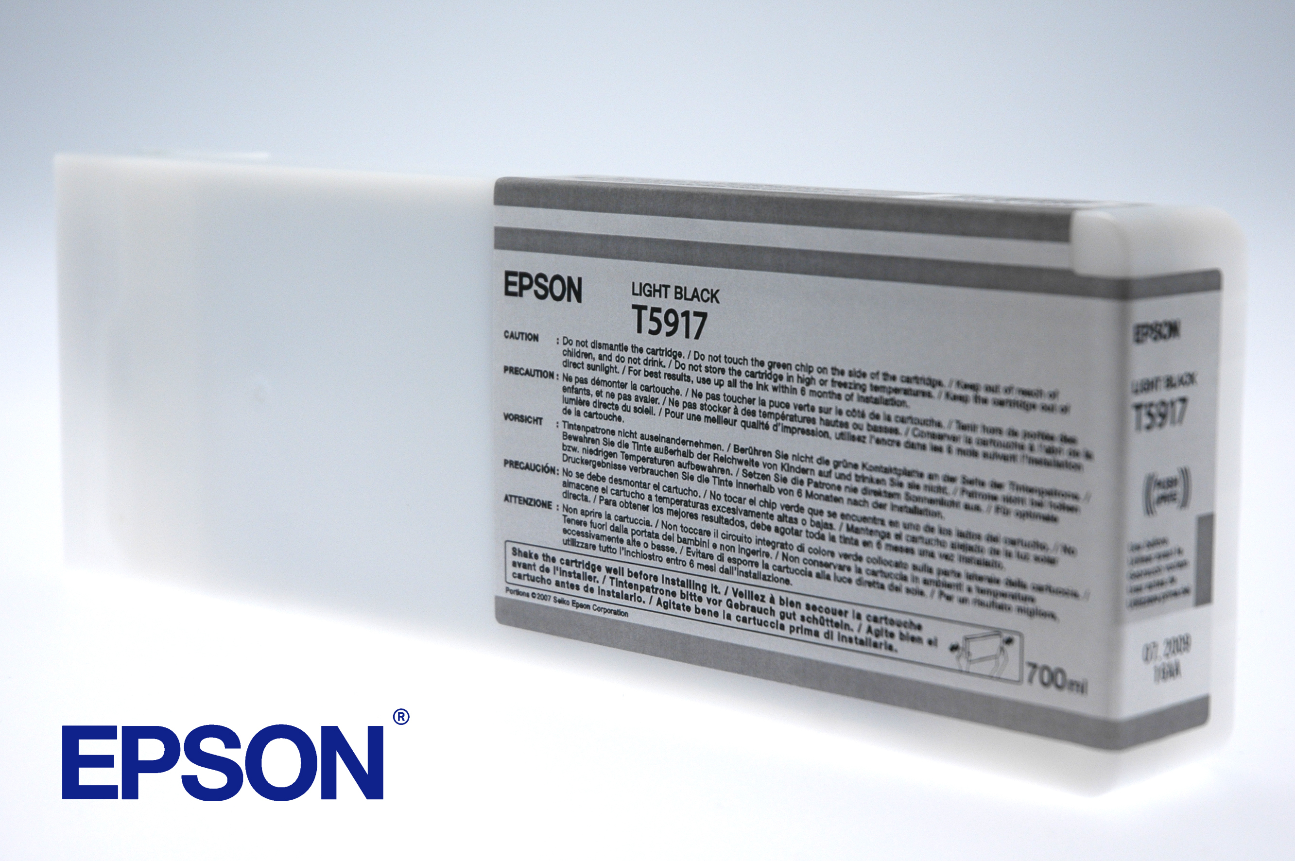 Epson inktpatroon Light Black T591700 single pack / Licht zwart