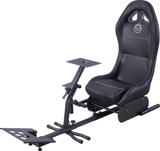 Qware Gaming Raceseat - Race Stoel - Zwart