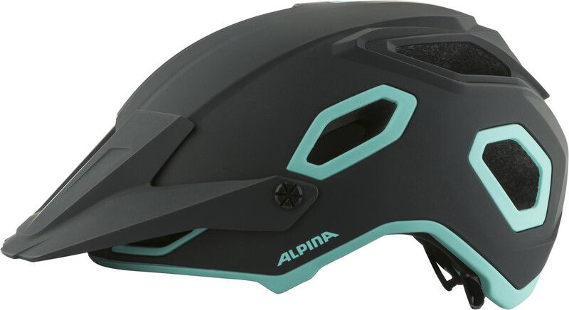 Alpina Croot MIPS Helm - Zwart/Turquoise - 2023