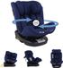 Mobiclinic Pandafix - Autostoel - I-size 360° draaibaar - Isofix - Groep 0/1/2/3 - 40 tot 150 cm - 0 - 36 kg - Vanaf de geboorte tot 12 jaar - Blauw