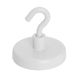Magneet Expert® 50mm dia ferriet wit geschilderd klemmagneet met M6 haak - 21,3kg Pull (pak van 10)