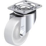Blickle 604157 LK-PO 100KA-1 Roulette pivotante Diamètre de la roue: 100 mm Capacité de charge (max.): 280 kg 1 pc(s)