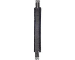 Waldhausen Singel veelzijdigheid / teddybont elastische uiteinden - zwart - 130 cm