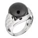 Orphelia ZR-3619/58 - Ring - Zilver 925 - Zirkonia - Zwart/Wit