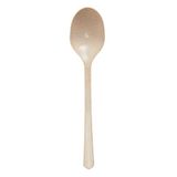 10 stuks lepels, luxe, 20 cm, ivoorkleurig, houtvezel