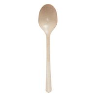 10 stuks lepels, luxe, 20 cm, ivoorkleurig, houtvezel
